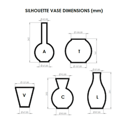 MODERN VASE FOR HOME - T SHAPE 3d model