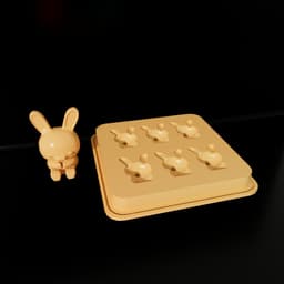 Bunny Ice Cube Mold 3d model
