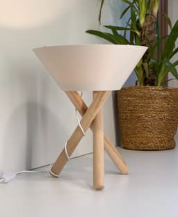 PIVOT Lamp - Wood Dowel Table Lamp 3d model