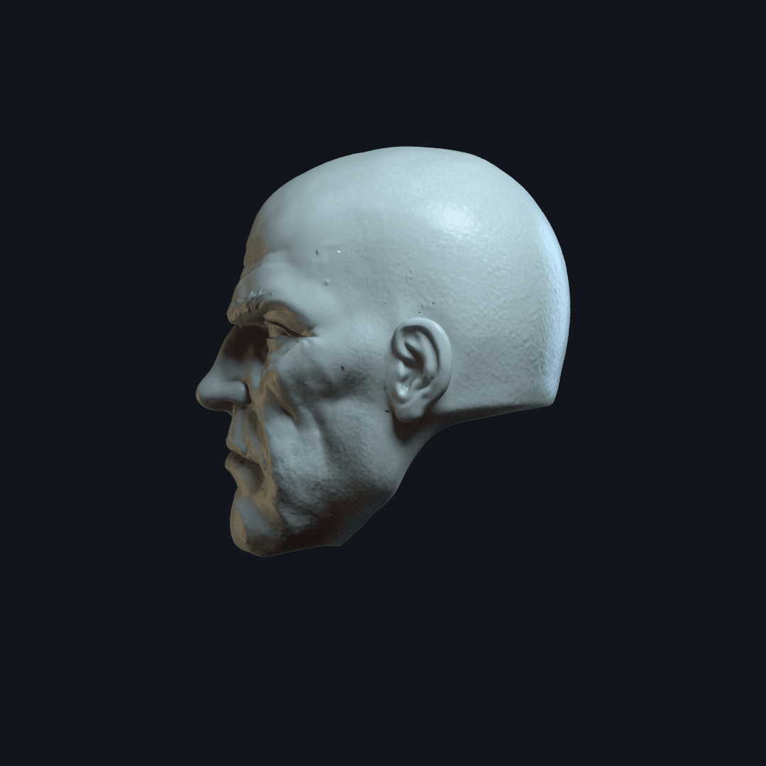 Outback v7 Action Figure Head 3d model