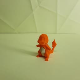 Charmander Low Poly Pokemon 3d model