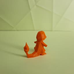 Charmander Low Poly Pokemon 3d model