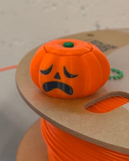 Pumpkin Fidget Clicker 3d model