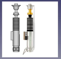 Pocketnaut lightsaber 3d model