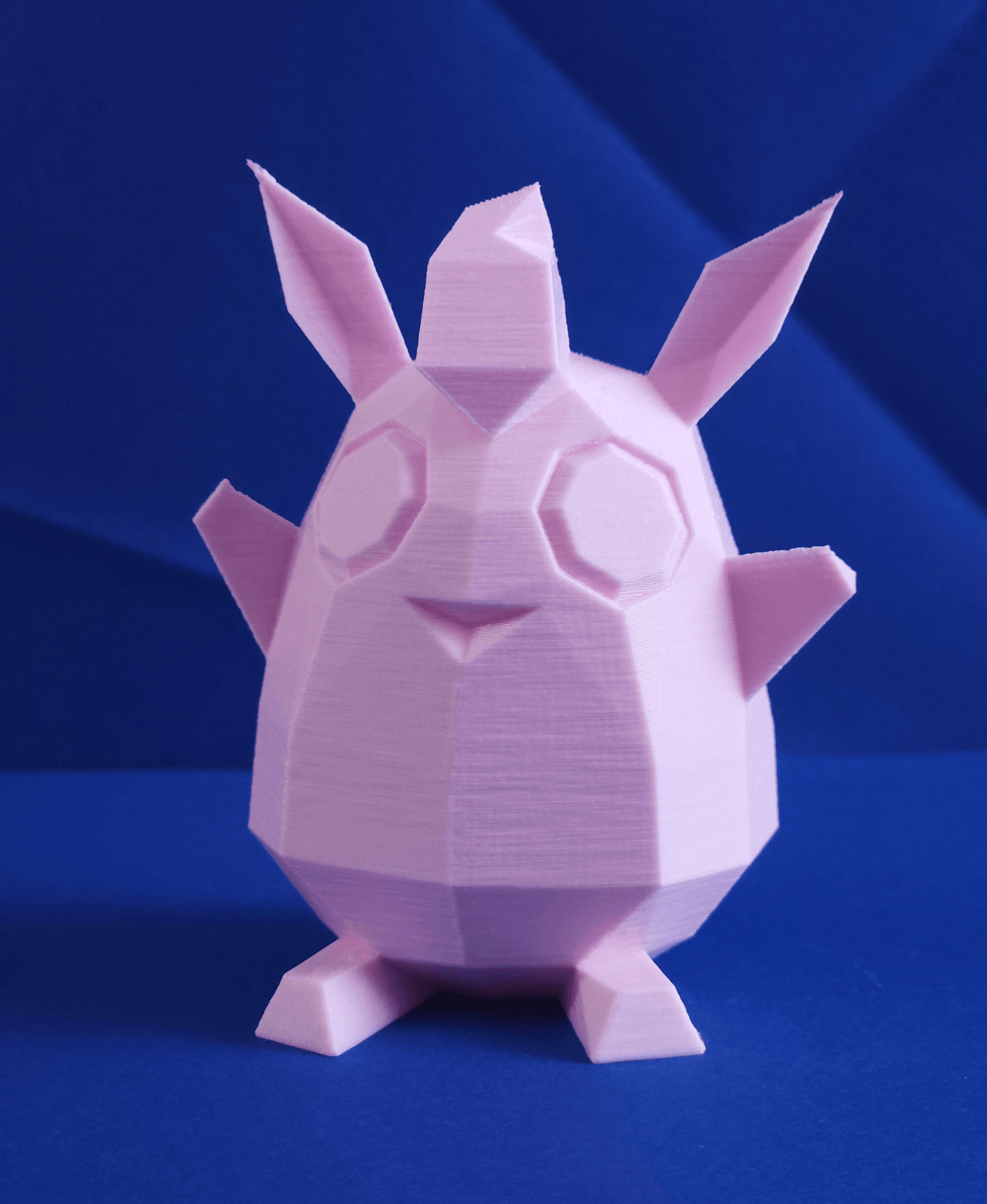 Wigglytuff Low Poly Pokemon 3d model