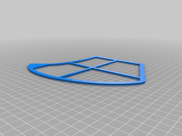 Fitted Face Mask Template 3d model