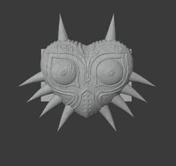ZELDA MAJORA'S MASK SWITCH DOCK HOLDER WALL MOUNT 3d model