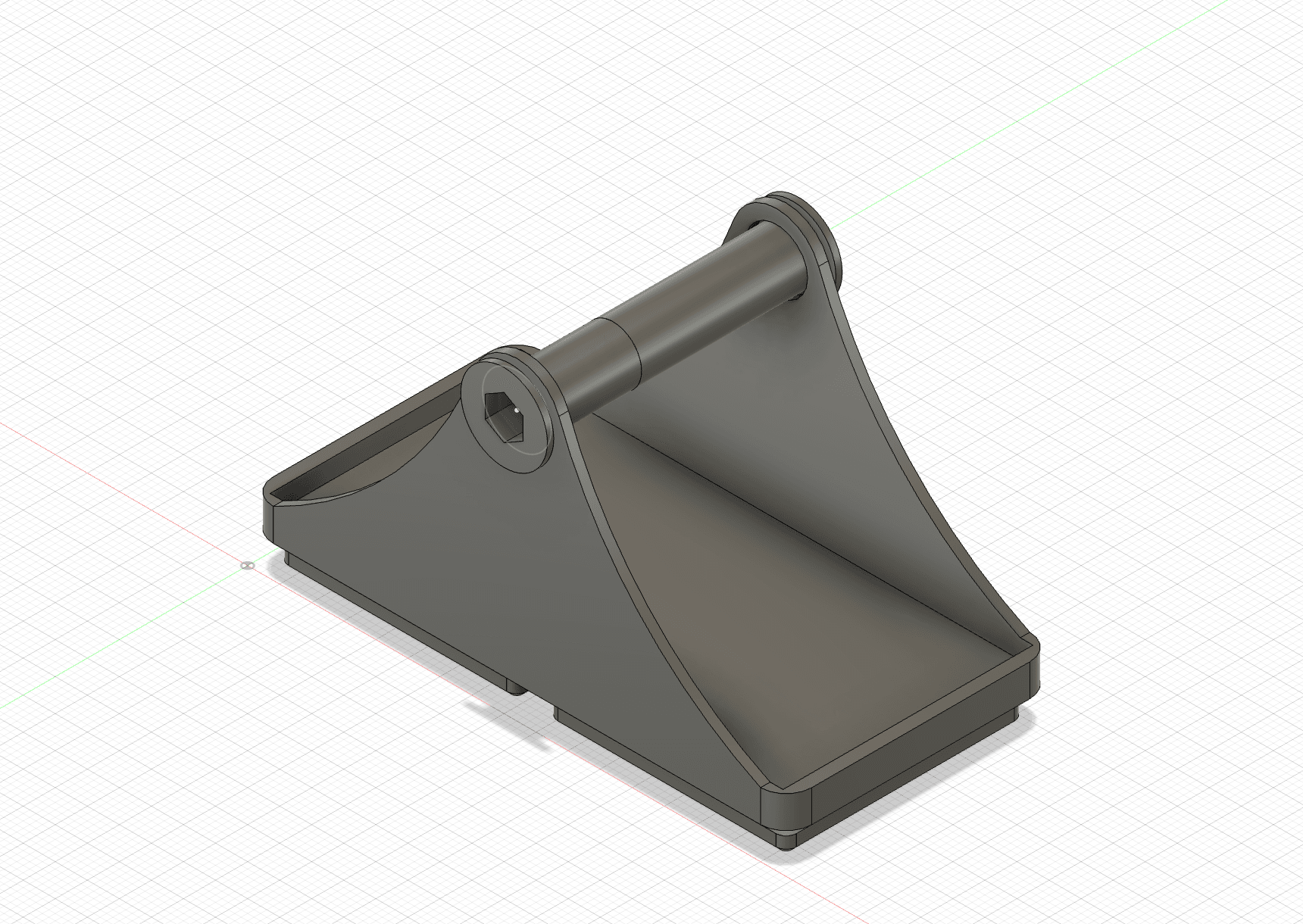 Gridfinity Solder Spool Holder 3d model