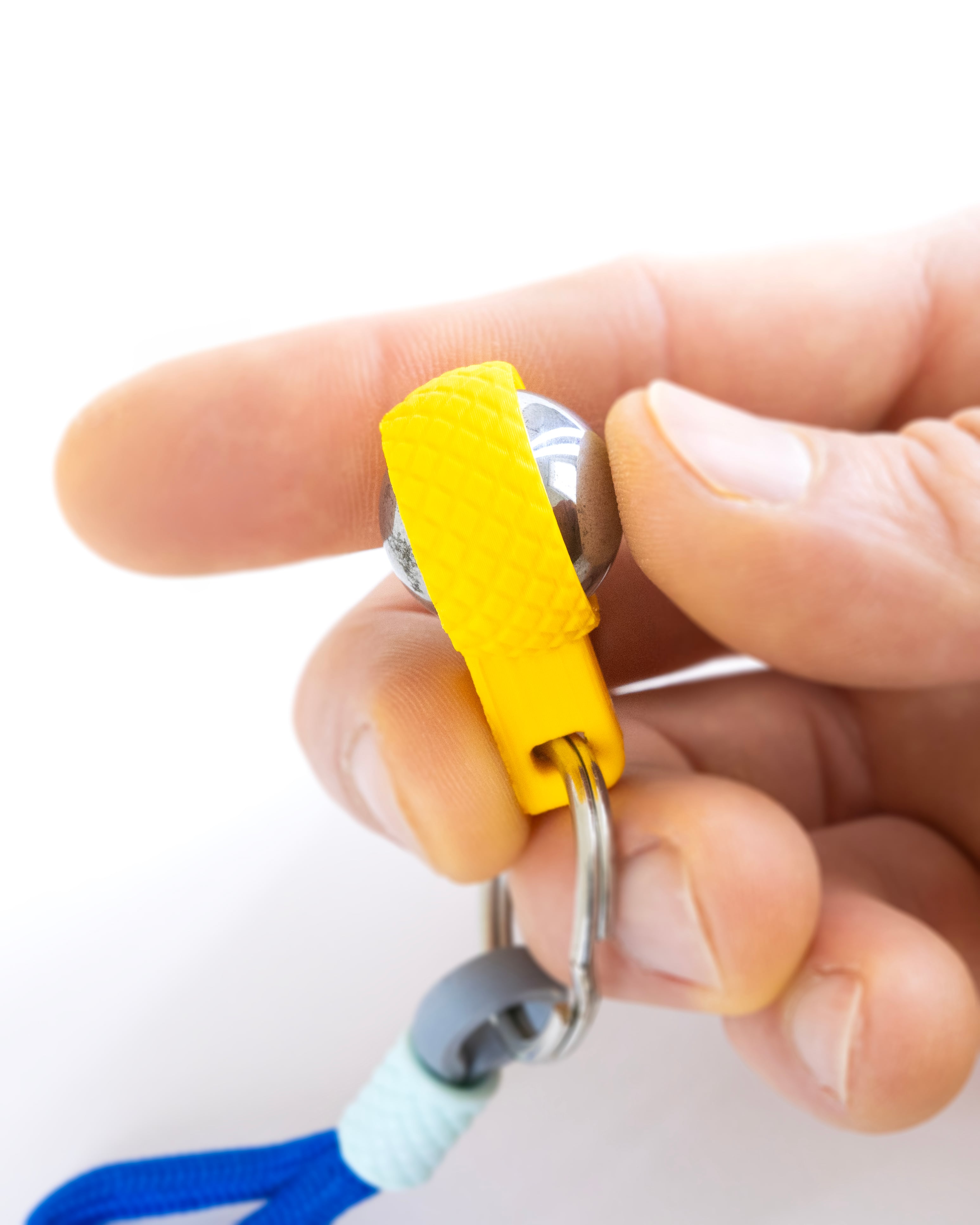 Lucky Marble Charm // Sensory Fidget Keychain 3d model