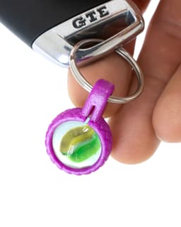 Lucky Marble Charm // Sensory Fidget Keychain 3d model