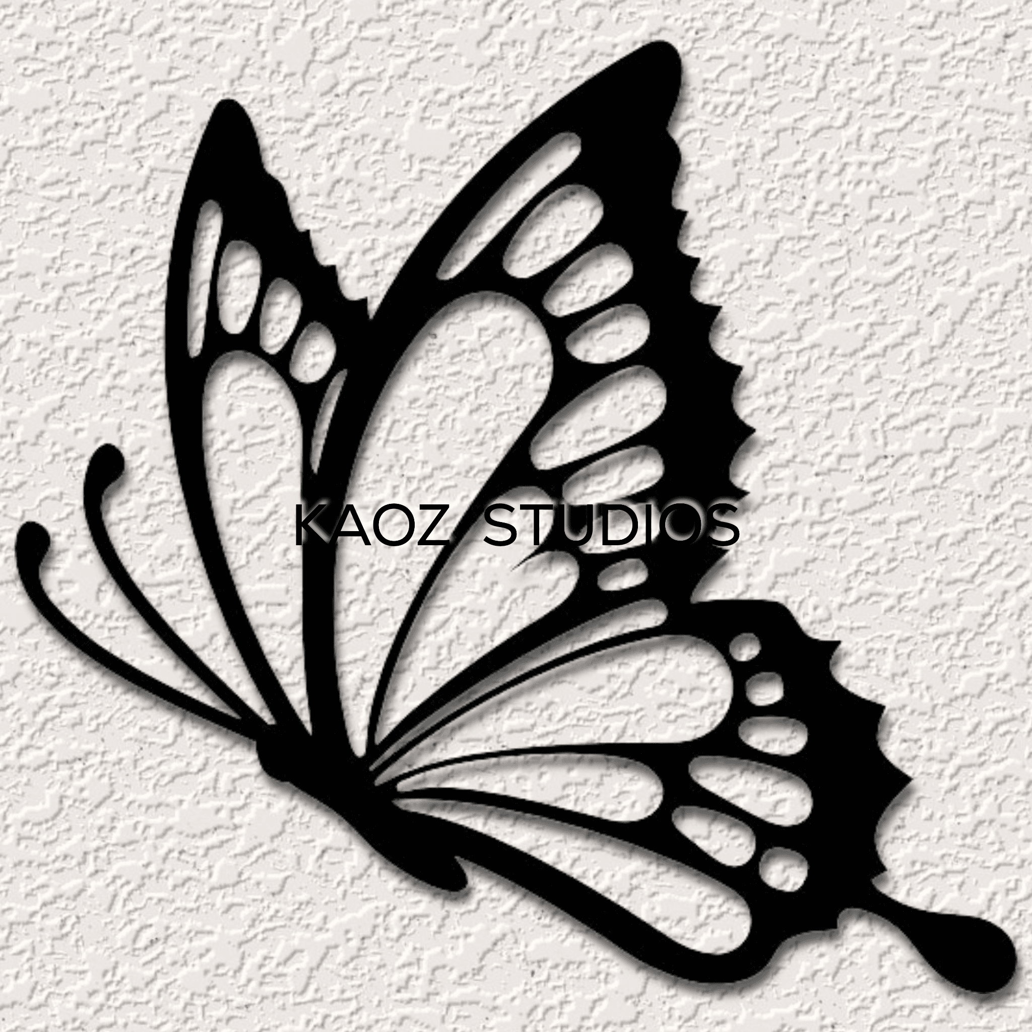 butterfly wall art swallowtail wall decor garden insect butterflies decoration 3d model