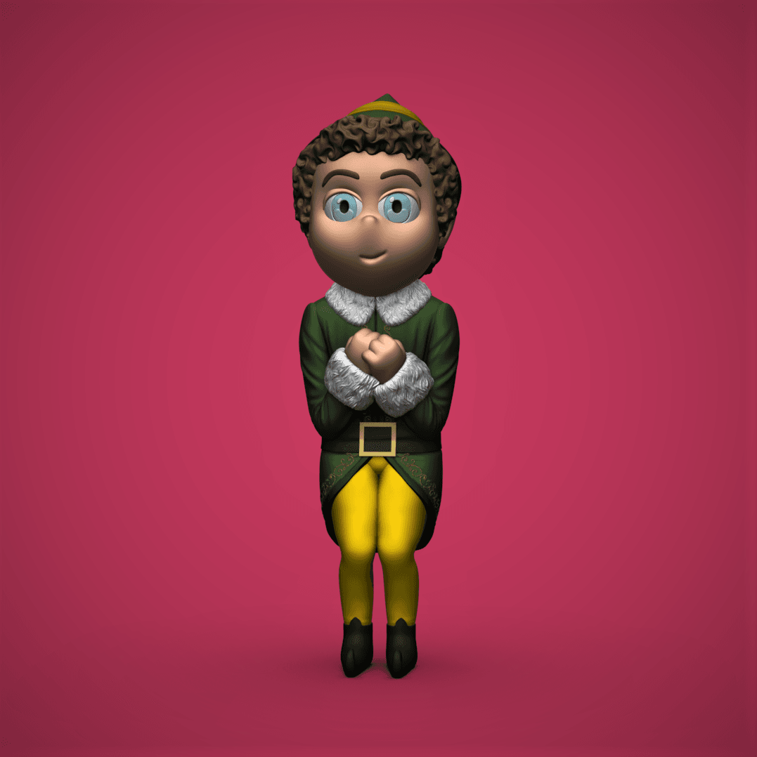 Elf (Little Big Head) 3d model