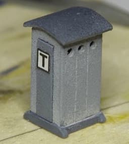 HO Scale - Cabina di Telefonica 3d model