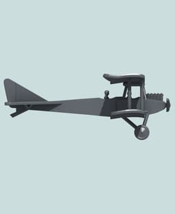 1:144 Albatros B.I (Benz) 3d model