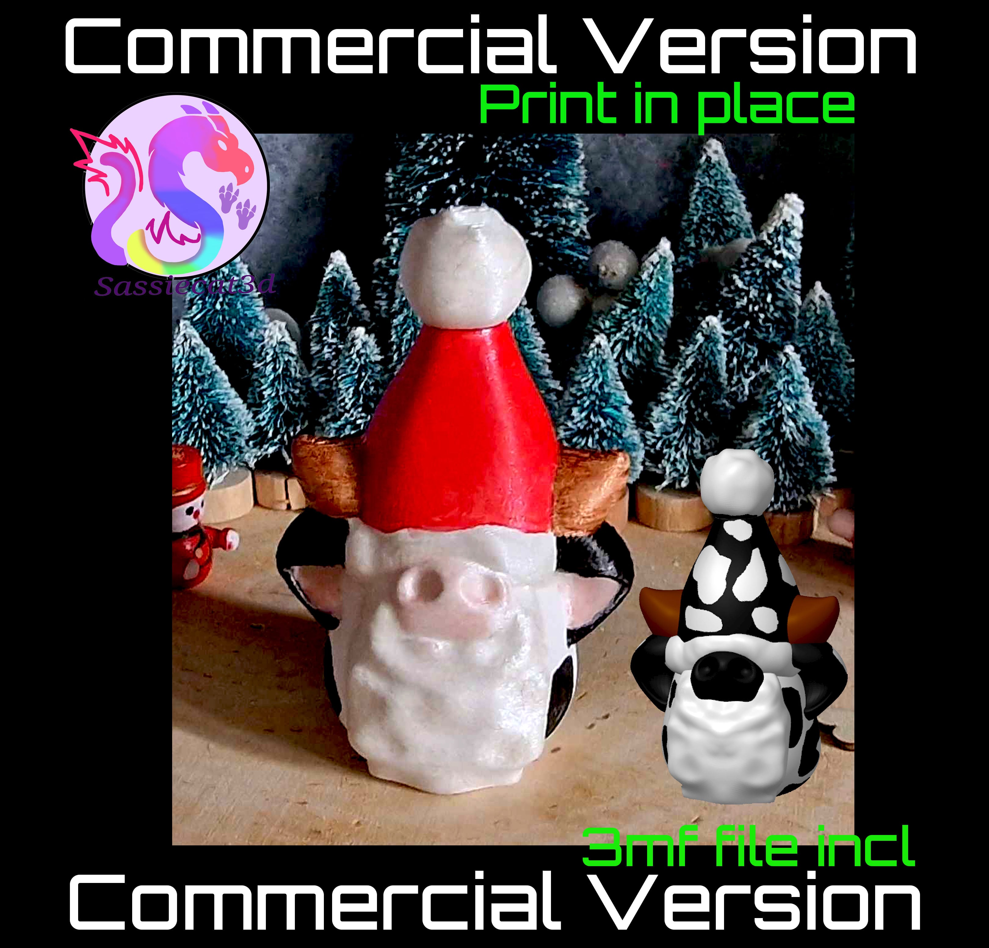 Gnome Cow Bell *Commercial Version* 3d model