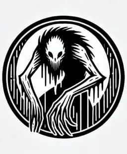 Leather Stamp 75mm Wendigo 3d model