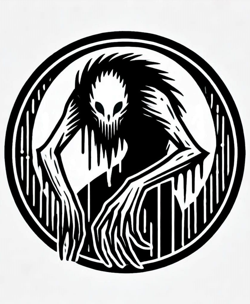 Leather Stamp 75mm Wendigo 3d model