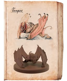 Vampire Miniature - 3Demonster 3d model
