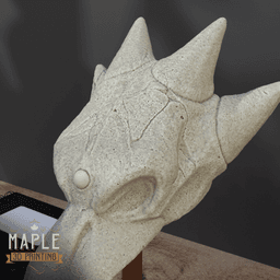 Golduck Skull - Solid & Hollow - Pokemon 3d model