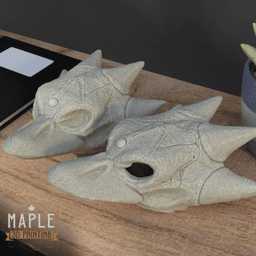 Golduck Skull - Solid & Hollow - Pokemon 3d model