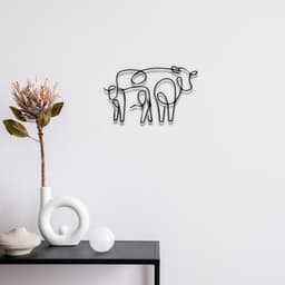 Cow Wall Art 3d model