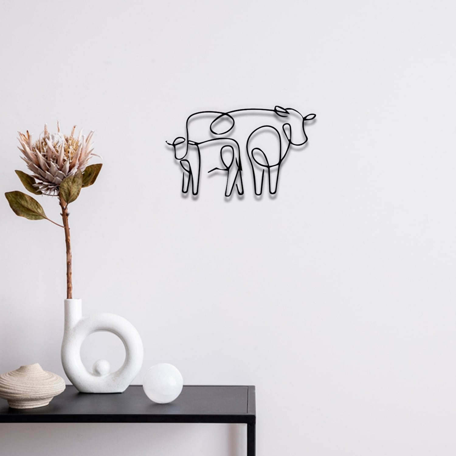 Cow Wall Art 3d model