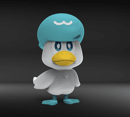Quaxly (Pokemon) 3d model