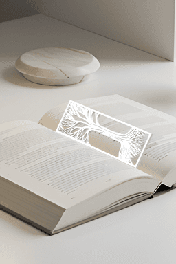 Tree Bookmark, Creativity Bookmark, Gift Idea 3d model
