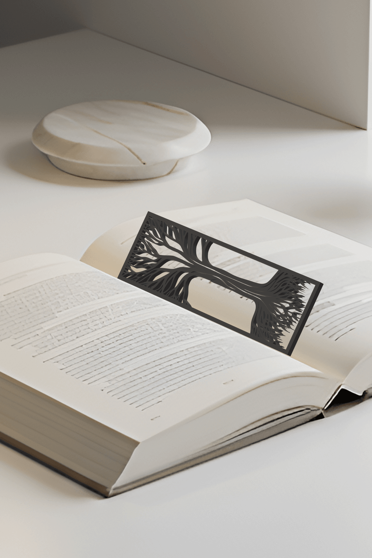 Tree Bookmark, Creativity Bookmark, Gift Idea 3d model