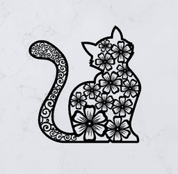 Cat Decoration 3d model