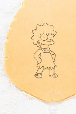 Simpson Cookie Cutter, Biscuit Cutter 3d model