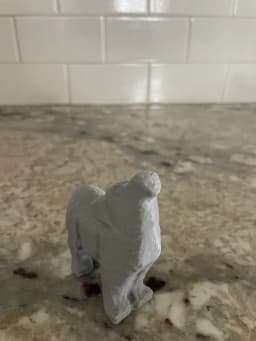 Wolf Figurine 3d model