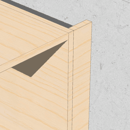 Clamp on Skirting Jig - With Scribe 3d model