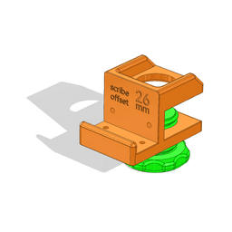 Clamp on Skirting Jig - With Scribe 3d model
