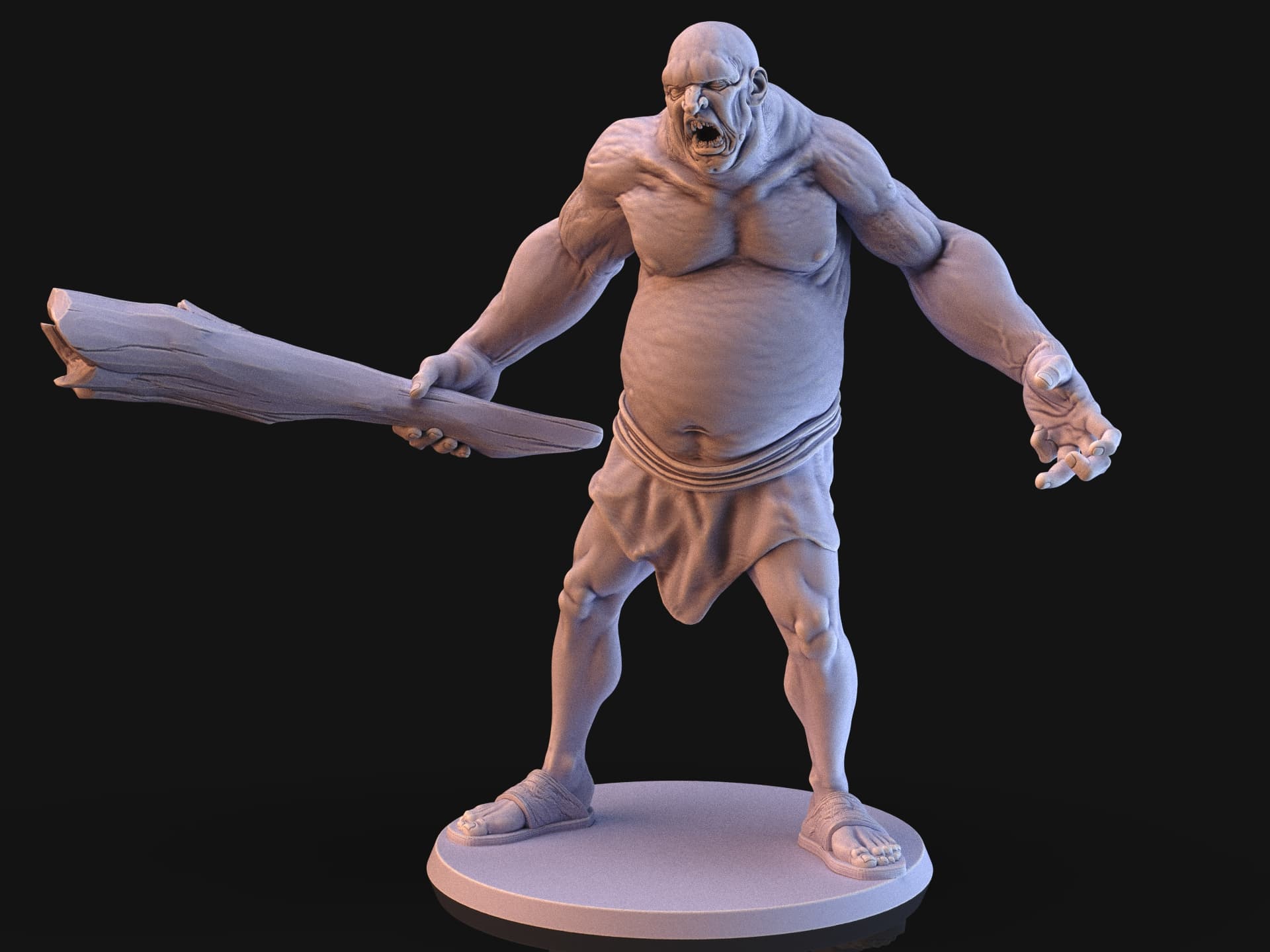 Hill Giant 01 3d model