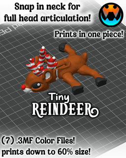 Tiny Reindeer 3d model