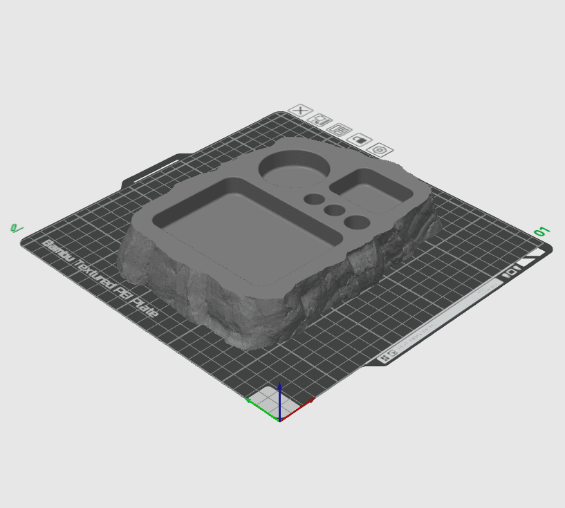 Rock Desk Organiser 3d model