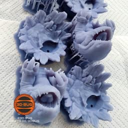 Stylized Land Shark Creature Miniature 3d model