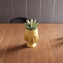 Face Silhouette Emotion Planter / Vase Statue 3d model