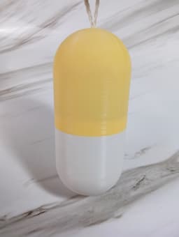 Capsule Shaped Container Medium Size 3d model