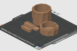 Twisted Deco Planter 3d model
