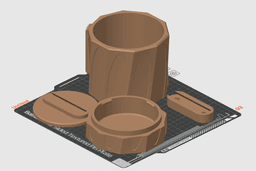 Twisted Deco Planter 3d model