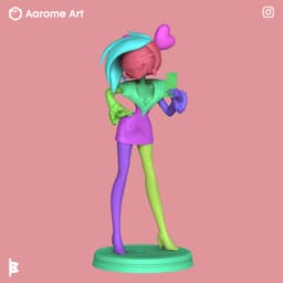 Velvette Hazbin Hotel 3d model