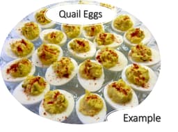 Dual-Level Deviled Quail Egg Platter – 3D Model (STL File) 3d model