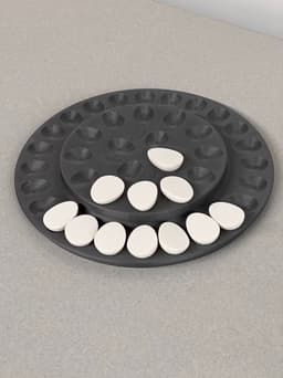 Dual-Level Deviled Quail Egg Platter – 3D Model (STL File) 3d model