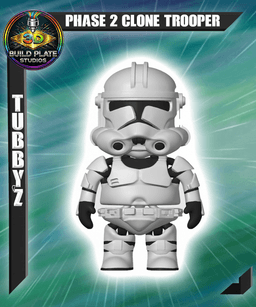 STAR WARS Clone Trooper Phase 2 Multicolor Flexi Print-In-Place 3d model