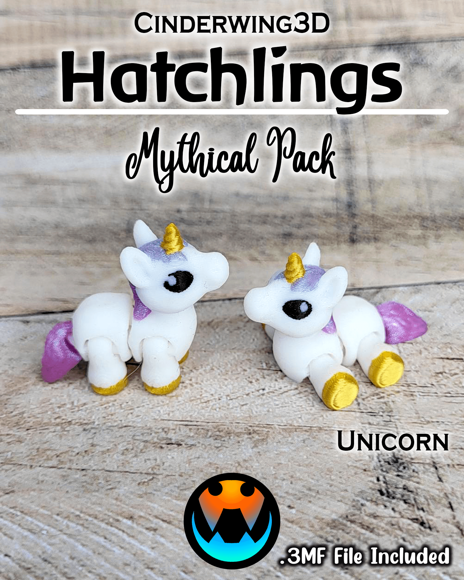 Unicorn - Cinder Hatchling 3d model