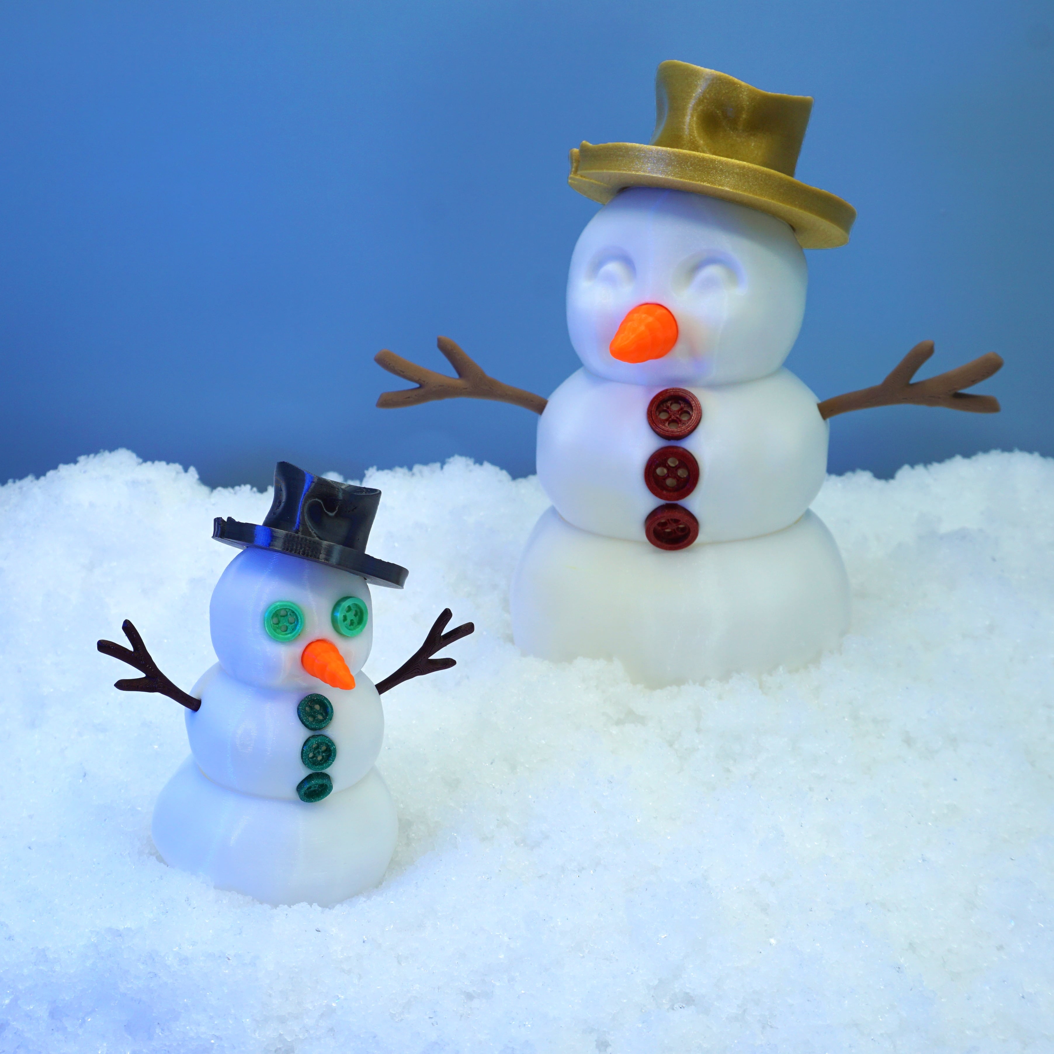 Articulated Snowman 3d model
