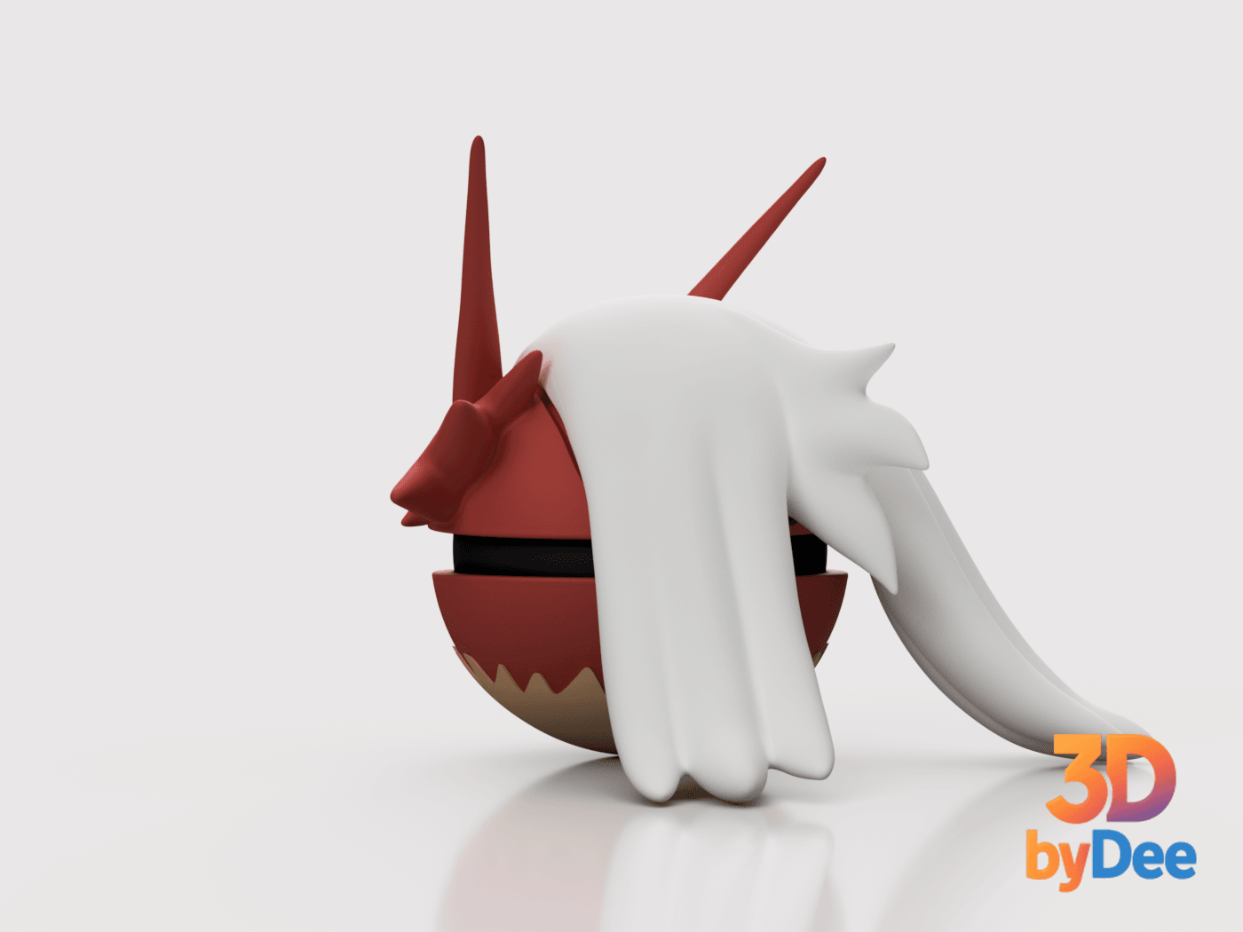 Blaziken Pokeball 3d model