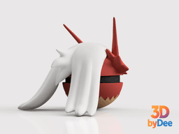 Blaziken Pokeball 3d model